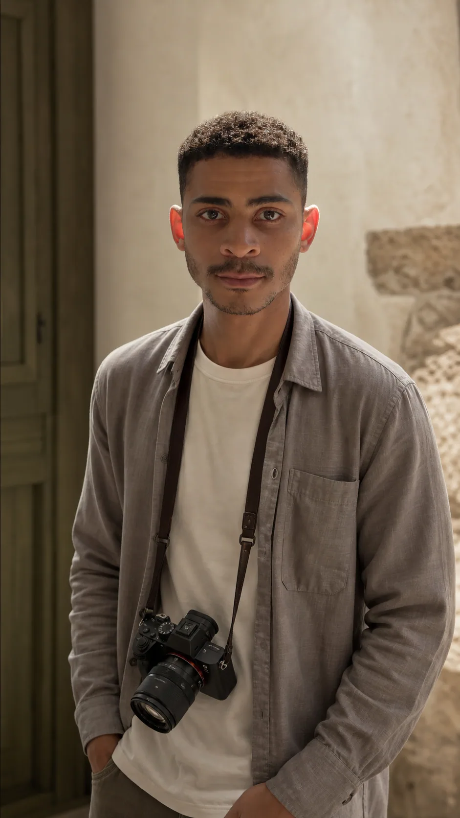 Reydel, fotografo per l’hospitality, con la sua macchina fotografica