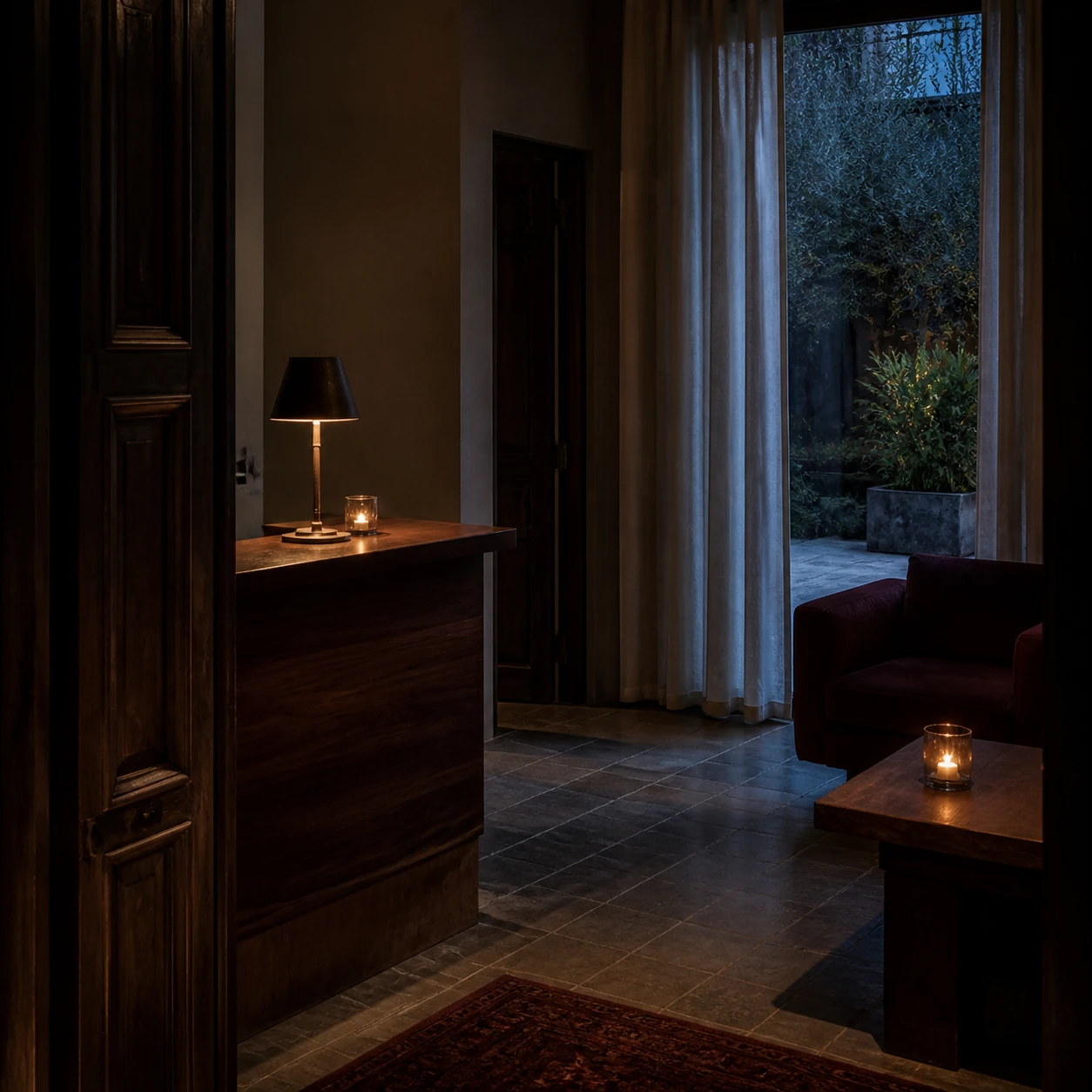 Lobby dell’hotel